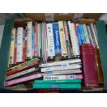 A large quantity of travel books to include; Germany, Italy, Alps, Jura, etc.