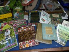 A quantity of gardening books.