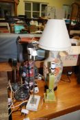 A selection of table lamps.