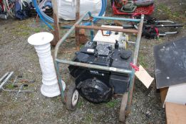 A petrol driven 110 volt Generator powered by Kohler Command engine (good compression)