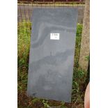 A large Slate Slab - 20" wide x 39 1/2" long x 1" thick.