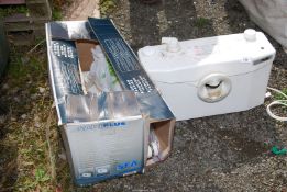 A Saniplus toilet system.