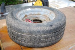 Ifor Williams 185/60-Riz R65 wheel and tyre (tyre as new).