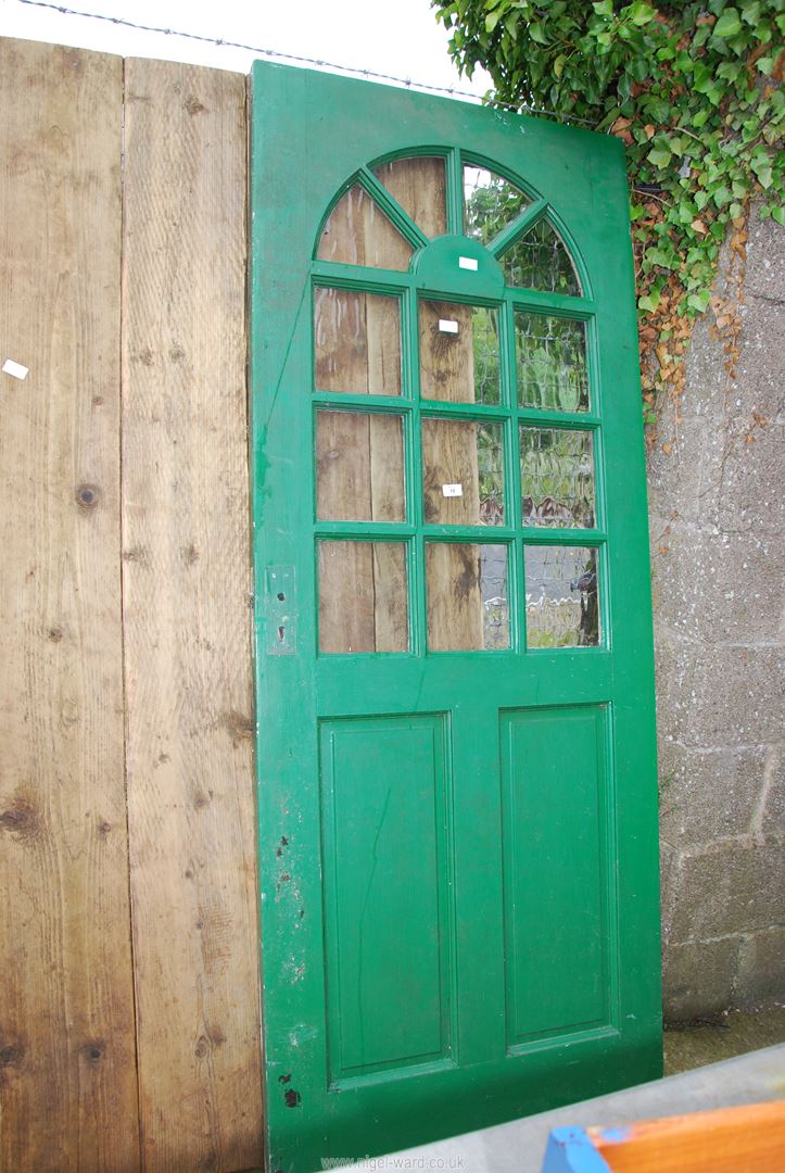 A part glazed exterior door, - Image 2 of 2