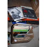 A quantity of vinyl LP's including Jazz, Classical, Frank Sinatra, and Louis Armstrong, etc.