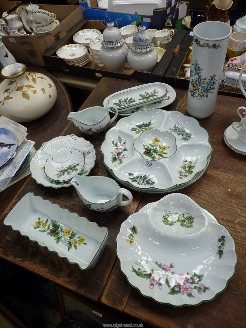 A quantity of Royal Worcester 'Herb collection' to include wild thyme teacup, bay sugar bowl, - Image 2 of 2