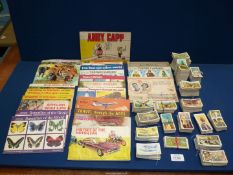 A quantity of Brooke Bond picture cards books, and a quantity of loose cards; including flowers,