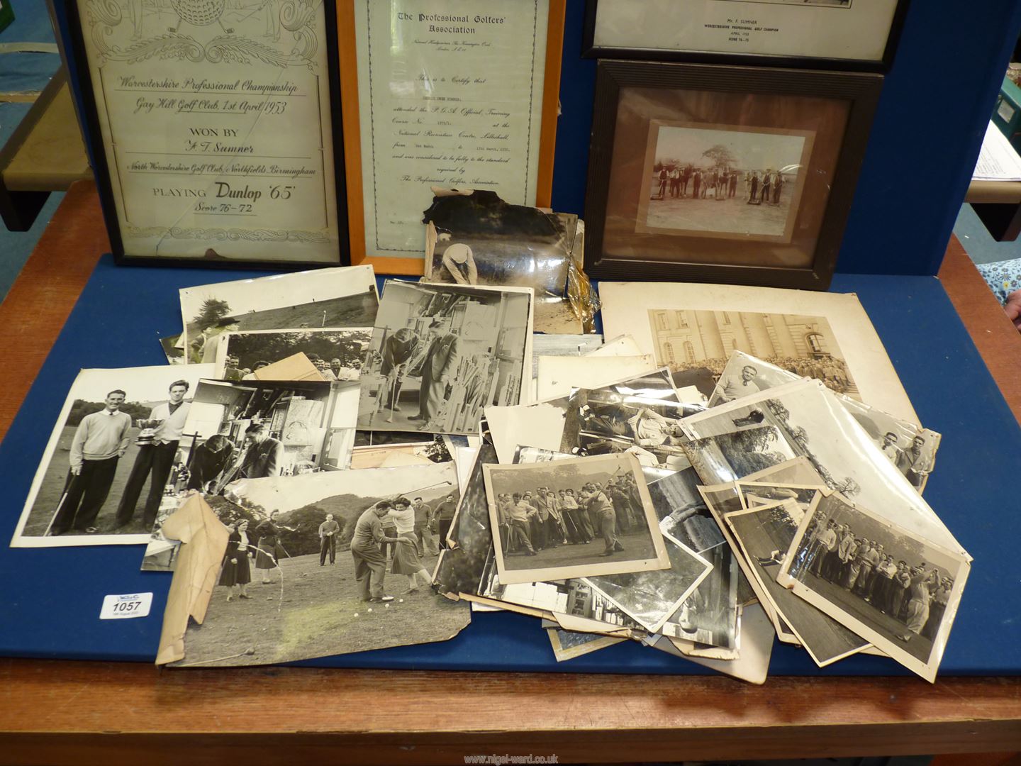 A quantity of Golfing memorabilia to include photographs, - Image 2 of 3
