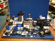 A quantity of cameras,