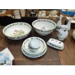 A quantity of Royal Worcester 'Herb collection' to include hors d'oeuvre dish, rosemary vase,