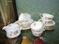 A Minton 'Marlow' part Teaset, (one cup a/f).