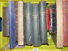 A tub of books including three volumes of Picturesque Europe, The Rivers of Great Britain,