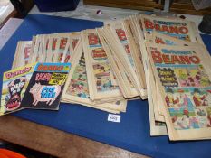 A quatity of Beano Comics from 1985-1986.