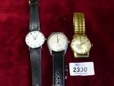Three gent's watches to include Titus and Avia.