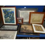 A quantity of Prints to include portrait of Lady and daughter,
