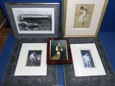 A quantity of Prints to include Selhurst Park, a Woman bathing in a stream, The Winnower etc.