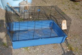 A small rodent cage.