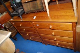 Two four drawer chest of drawers - 29" wide x 21½" depth x 32" high.