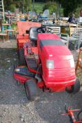 A Countax K18 Twin Ride-On Mower with grass collector.