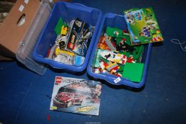 Two boxes of Lego.