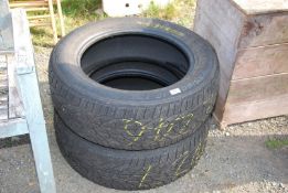 Two snow tyres 235/60 R18.