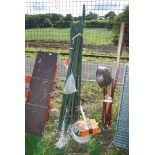 Electric fence equipment and power pack.