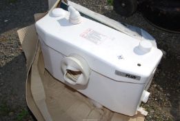 A Saniplus toilet system.