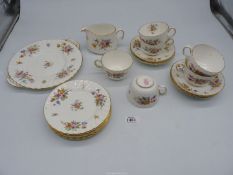 A Minton 'Marlow' part Teaset, (one cup a/f).