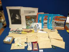 A quantity of miscellanea including tea cards; 'The Race Into Space', 'The RAF at Work',