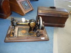 A Jones sewing machine.