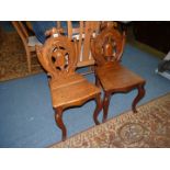 A pair of Oak 19th c.