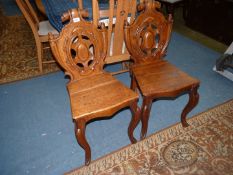 A pair of Oak 19th c.