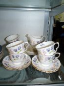 A Queen Anne tea set for six (pat. no.
