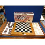 An 'Eight Fairies' Chess set, boxed.