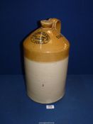 A Cider flagon 'T.W. Purchas & Sons Ross', chip to handle, 16" tall.