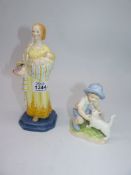 Two Royal Worcester figures;