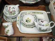 A quantity of Royal Worcester 'Worcester Herbs' china including large rectangular dish,