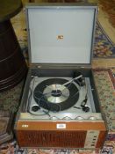 A HMV record player, 15 3/4" x 19" x 6 1/2".