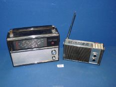 Two transistor Radios - Marconiphone and Vef Zo4.
