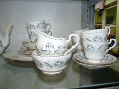 A Royal Standard 'Garland' tea set for six including cups and saucers, tea plates, milk jug,