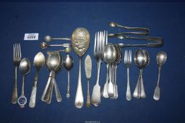 A small quantity of Nevada silver and EPNS cutlery.