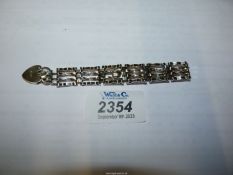 A Sterling 925 silver gate bracelet.