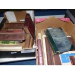 Two boxes of books to include Monatshefte 1898-1899, Old and New London Illustrated etc.