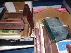 Two boxes of books to include Monatshefte 1898-1899, Old and New London Illustrated etc.