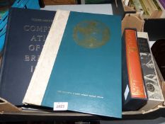 Three Reader's Digest Atlases, two Folio Society Books The Boar War and H.G.
