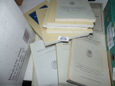 A Box of journals of The Royal Asiatic Society.