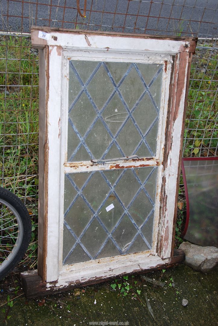 A lead effect window 25" x 41".