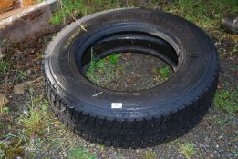 A tyre for a 4 x 4 215/75 R17.