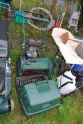 A Atco Balmoral 17 S cylinder mower with grass box - good working order.