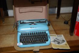 A Optima typewriter.